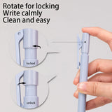 Deli 4pcs 0.5mm Black Ink Quick-drying Gel Pen School Student Office Stationery Supplies Signing Pen Office Pen