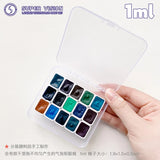 2022 new products as Jue layered color watercolor paint mineral texture ancient style illustration precipitation color set