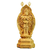 High Quality 20cm Boxwood Thousand-Hand Guanyin Carving  Sculpture Home Decor