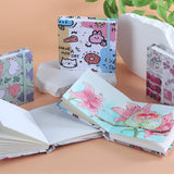 AOOKMIYA Portable Fabric Cotton Pulp Watercolor Sketchbook 10cm 300g Medium Coarse Texture Drawing Paper Travel Sketching Art Supplies