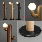 Creative Design Sense Vertical Floor Lamp High-end Solid Wood Living Room Bedroom  Artistic Atmosphere Including Light Bulbs