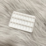 Italian FOME Solid Watercolor Paint Enamel Box 12/16/18/24 Half Grid Full Grid Palette Art Supplies