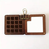AOOKMIYA Hot Selling Portable Handmade Walnut Watercolor Palette Set with 8/15 Palettes, Very Suitable for Back to School Season  AOOKMIYA.COM