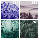 AOOKMIYA Original Russian White Nights Precipitation 15 Color Watercolor Pigment Solid Full Block Artist-grade Acuarela Art Supplies