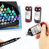 AOOKMIYA 100ML 168 Colors Marker Replenishing Liquid Universal Filling Ink Oily Alcohol Color Marker Ink Filling Liquid Art Supplies