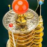200Pcs DIY 3D Metal Orrery Solar System Eight Planet Model Kit DIY mechanical hand-made splicing model model lover gift