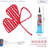 1PC PEBEO Setacolor 3D Fabric Paint, 20ml Textile Fiber Hook Line Pen Waterproof Diy Hand-painted Clothes Pigment