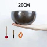 AOOKMIYA Full Moon Tibetan Singing Bowl Handmade Mindfulness Meditation Nepal Singing Bowls Yoga Chakra Sound Healing Therapy Accessories AOOKMIYA.COM