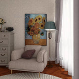 Modern 100% Hand Painted SunflowerOil Painting Reproduction Canvas Wall Art Unframed Paintings Wall Picture Artwork Unframed