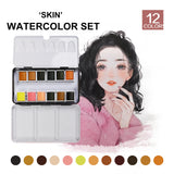 AOOKMIYA SeamiArt Watercolor Paint Solid Transparent Acuarelas Travel Hand Account Water Color Painting Illustration Art Supplies  AOOKMIYA.COM