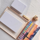 AOOKMIYA New Color Russian White Night Solid Watercolor Paint Set 12/24 Colors Zoology Modern History Painting Art Supplies