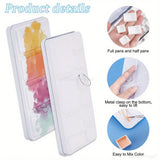 Empty Watercolor Palette, Metal Watercolor Tins Box Palette Paint Case, Suitable for Watercolor, Acrylic, Gouache, Oil Painting
