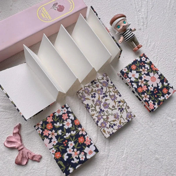 AOOKMIYA POTENTATE Fabric Cover Mini Organ Book Pure Cotton 300g Watercolor Paper Portable Travel Watercolor Sketchbook Art Supplies