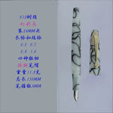 Fulin 812 Resin NO.5 Nib Fountain Pen Professional Hand-polished Long Knife Nib Office Business Writing Stationery Gifts