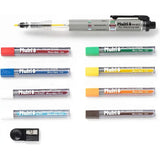 Japan Pentel Pencil Lead Holder and Lead Set, Multi 8 Set Automatic Knock Type Colered Pencils For Designer Artist on The Go