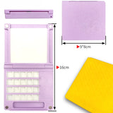 AOOKMIYA Portable Watercolor Palette 0.5ML 20 Grids Foldable Watercolor Paint Dispensing Box Palette Box Student Outing Painting Supplies