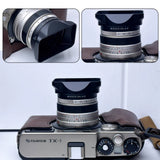 Black Lens Hood with Cover Aluminum Lens Hood for Hasselblad Xpan Fujifilm TX-1