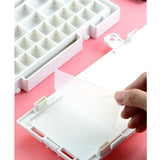 38 Grid Moisturizing Sealed Pigment Box Multi Functional Portable Artist Watercolor Watercolor Powder Acrylic Color Mixing Tool