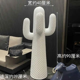 AOOKMIYA ART+ Creative Gifts Room Decor, Cactus Landing Large Sculpture Ornament, Plant Cactus Statue Crafts, Creative Coat Rack, Artworks Gifts, Customized
