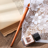 AOOKMIYA Wooden Pole Glass Dip Pen Fountain Pen Line Pen Art Writing Comics Illustration/watercolor Painting Art Supplies