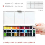 AOOKMIYA M.Graham Artist Watercolor Solid Set 24/36/48 Colors 1ml Portable Palette Beginner Art Student MG Painting Supplies Art Supplies  AOOKMIYA.COM