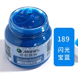 Dazzling Fluorescent Textile Fiber Acrylic Paint Single Bottle 50ml Colorful Painting Clothes Dye Waterproof Graffiti Diy