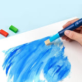 Scalable Watercolor Pen Nylon Material Oil Painting Tool Two Styles of Round Head and Flat Head Student Painting Tools