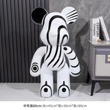 AOOKMIYA ART+ Creative Gifts Luxury Floor Standing Bear Ornament Sculpture Creative Luxury Living Room Decoration Ornament Decoration Sofa TV Cabinet