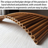Forehand 29 Tubes G-tone Panpipe Bitter Bamboo Chinese Vertical Bamboo Flute Professional Performance Woodwind Instruments