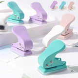 AOOKMIYA Mini Single-hole Punch Portable Positioning Diy Handbook Loose-leaf Book Binding Stationery Watercolor Paper Punching Tool