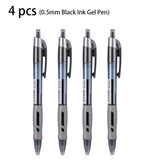 Deli 4/8pcs 0.5mm Black Red Blue Dark Blue Ink Gel Pen Office Supplies Signing Pen School Student Supplies Stationery Gift