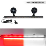 Automobile parts 48LED Car Strobe Lights Windshield LED Police Lights Truck Flash Warning Light 12V 24V Front Rear Emergency Lamps for Car