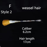 Ox Horn Hopper-shaped Brush Weasel Woolen Bear Hair Calligraphy Brush Super Large Decoration Square Dancing Performance Brush