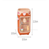 Cute Pig Pen Holder Student Stationery Gift Children Girl Ornaments Desk Storage Box Desk Accessories Large Capacity Pen Holder