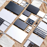 AOOKMIYA Empty TN Magnetic Watercolor Box Portable Travel Paint Dispenser Box Palette Iron Box Beginner Students Art Supplies