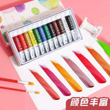 AOOKMIYA M&G Watercolor Paint Set for Students 12/24 Colors 5ml/Tube Washable Art Supplies AOOKMIYA.COM