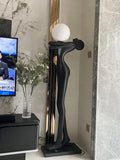 Artistic figure sculpture floor lamp, creative abstract figure exhibition hall, large decorative living room, self reliant floo