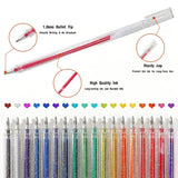 8/12/18 Color Glitter Gel Pen Set Stationery Iitems 1.0mm Gel Pens DIY Writing Drawing Stationery Back to School Supplies Gifts