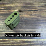 AOOKMIYA Portable Watercolor Palette Matching Bucket Travel Watercolor Box 3d Printed Water Bucket Can Insert Brush Student Art Supplies