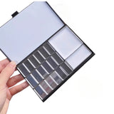 AOOKMIYA Empty TN Magnetic Watercolor Box Portable Travel Paint Dispenser Box Palette Iron Box Beginner Students Art Supplies
