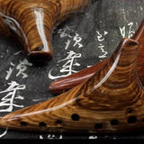 AOOKMIYA Wooden Ocarina 12 Holes Alto C Tone Sound Therapy Professional Performance Ocarina Beginner Original Musical Instruments AOOKMIYA.COM