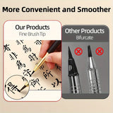 AOOKMIYA 1pc Portable Ink Pen Brush for Journaling,Writing,Ink-adding Fountain Pen with Fine for Writing,Painting for Students,Artists