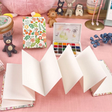 AOOKMIYA Fabric Water Color Paper 300g Portable Travel Sketchbook Wood Pulp Fine Grain Art Student Special Painting Art Supplies