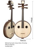 Professional Traditional  Zhongruan Musical Instrument Red Rosewood Black Rosewood Ebony Zhongruan Factory Direct Sales