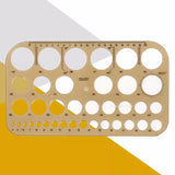 Circular Template 37 Circles Draw Circle Template Draw A Circular Ruler Board Student Drawing Tools 360 Degree Circular Template