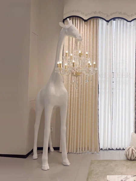 AOOKMIYA ART+ Creative Gifts Large art giraffe sculpture decoration, high-end floor lamps, hotel lobby, creative animal lightsHigh quality products
