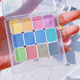 AOOKMIYA Schmincke 12-color Macaron Candy College-level Opaque Watercolor Paint Sub-package 1ML/2ML Portable Painting Art Supplies