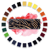 AOOKMIYA Paul Rubens Artist Watercolor Paint Set, Vibrant Colors Great Lightfastness, Perfect Travel Professional Watercolor Set AOOKMIYA.COM