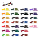 AOOKMIYA SeamiArt NEW 26 Colors Single Piece Full Pan Artist Grade Solid Watercolor Paint for Art Drawing Art Supplies AOOKMIYA.COM