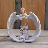 Angel Ornaments, Resin Crafts, Home and Courtyard Decorations, Creative Jesus Decorations Dining Rooms Living Rooms Decorations